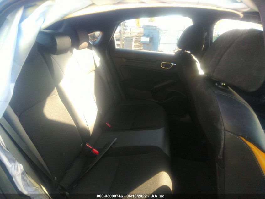 2022 HONDA CIVIC HATCHBACK SPORT 19XFL2H80NE012266