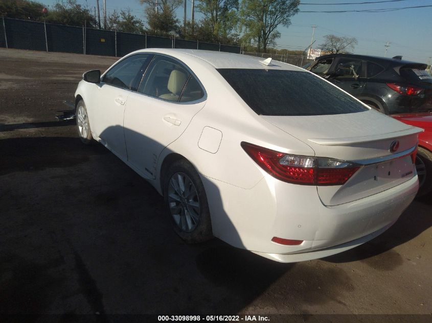 2013 LEXUS ES 300H HYBRID JTHBW1GG3D2010711