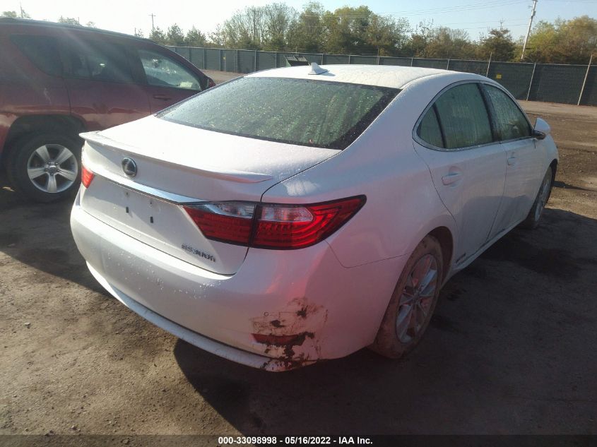 2013 LEXUS ES 300H HYBRID JTHBW1GG3D2010711