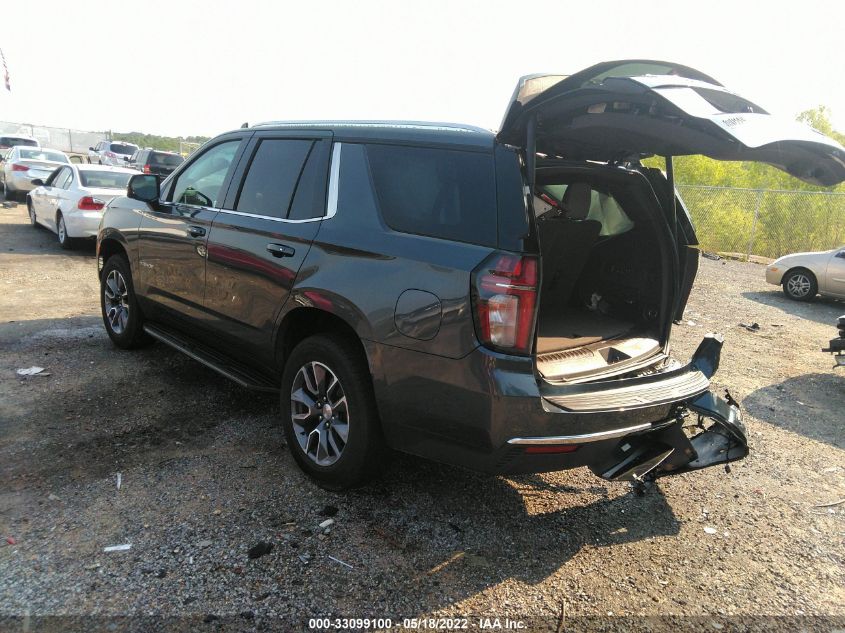 2021 CHEVROLET TAHOE LT 1GNSCNKD0MR306184