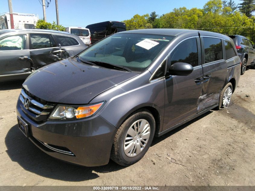 2015 HONDA ODYSSEY LX 5FNRL5H26FB049781