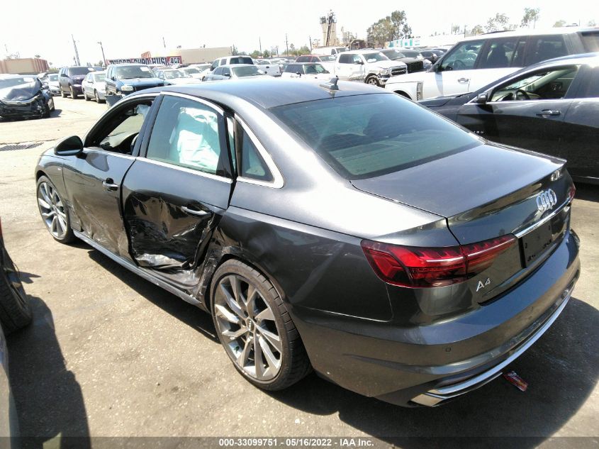 2020 AUDI A4 PREMIUM PLUS WAUENAF46LA059993