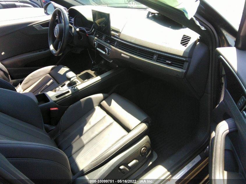 2020 AUDI A4 PREMIUM PLUS WAUENAF46LA059993