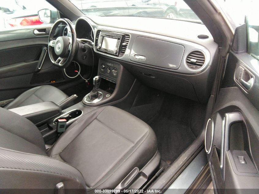 2014 VOLKSWAGEN BEETLE CONVERTIBLE 3VW5P7AT4EM807416