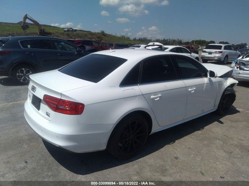 2016 AUDI A4 PREMIUM PLUS WAUFFAFL3GN012122