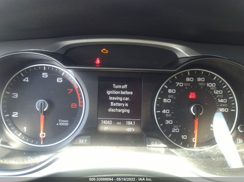 2016 AUDI A4 PREMIUM PLUS WAUFFAFL3GN012122
