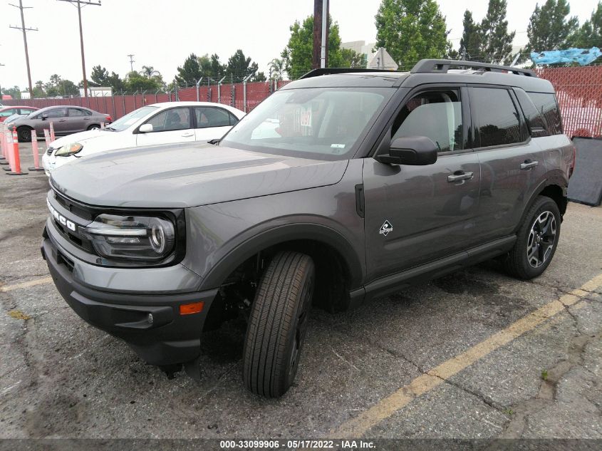 2022 FORD BRONCO SPORT OUTER BANKS 3FMCR9C68NRD05398