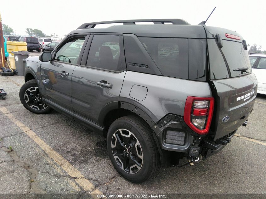 2022 FORD BRONCO SPORT OUTER BANKS 3FMCR9C68NRD05398