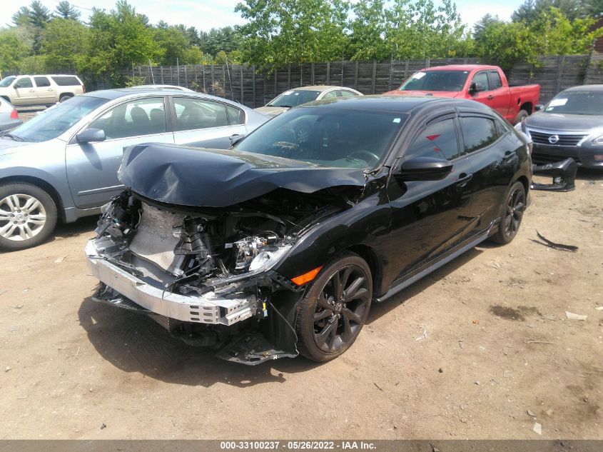 2017 HONDA CIVIC HATCHBACK SPORT SHHFK7H45HU414732