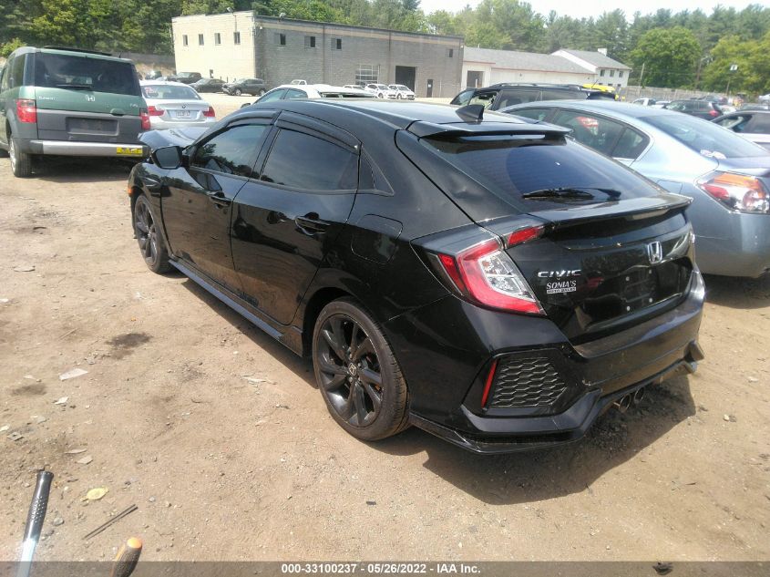 2017 HONDA CIVIC HATCHBACK SPORT SHHFK7H45HU414732