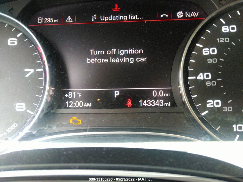 2013 AUDI A7 3.0 PRESTIGE WAU2GAFC8DN091617