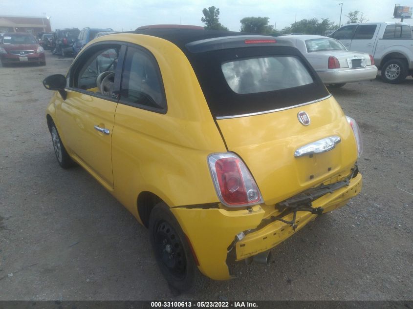 2015 FIAT 500C POP 3C3CFFDR4FT550633