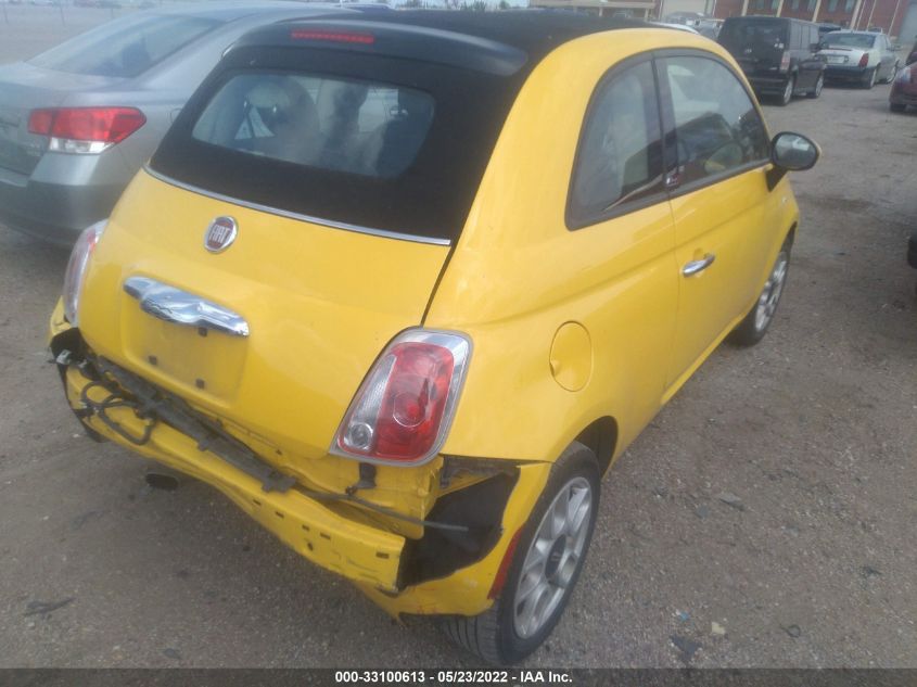 2015 FIAT 500C POP 3C3CFFDR4FT550633