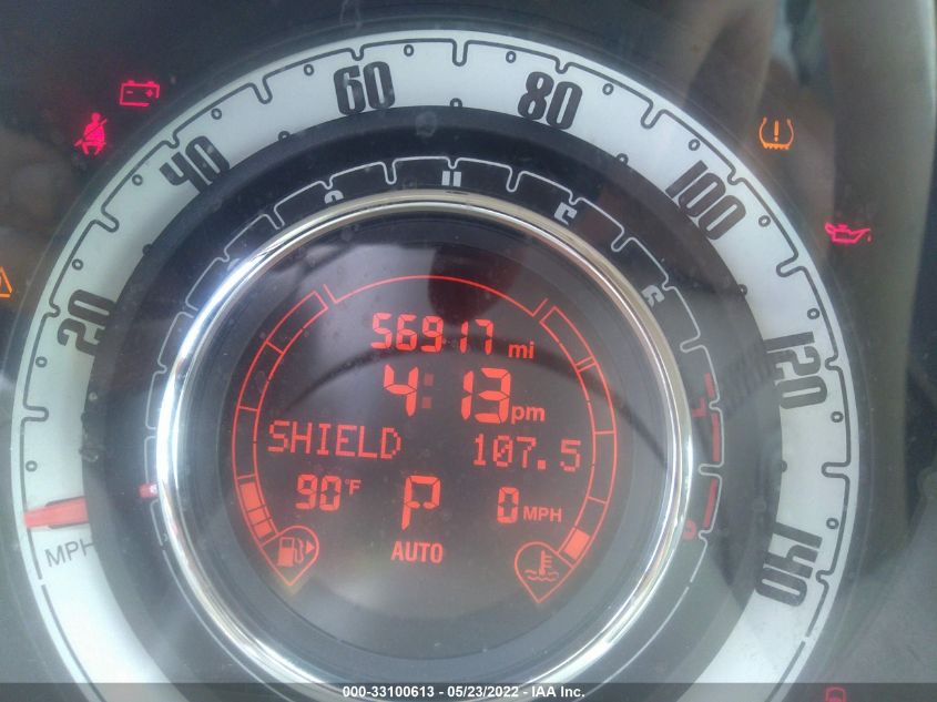 2015 FIAT 500C POP 3C3CFFDR4FT550633
