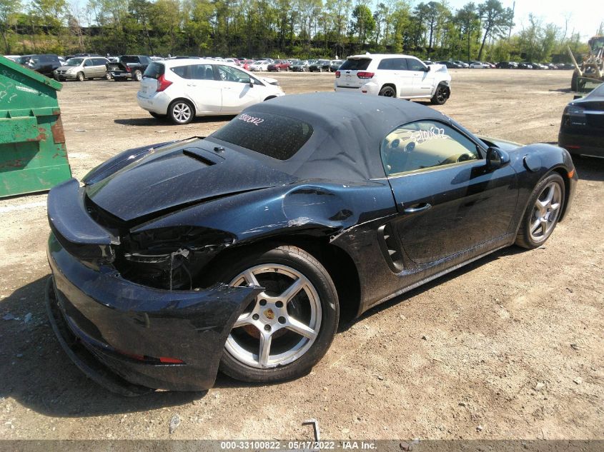 2017 PORSCHE 718 BOXSTER WP0CA2A86HS221340