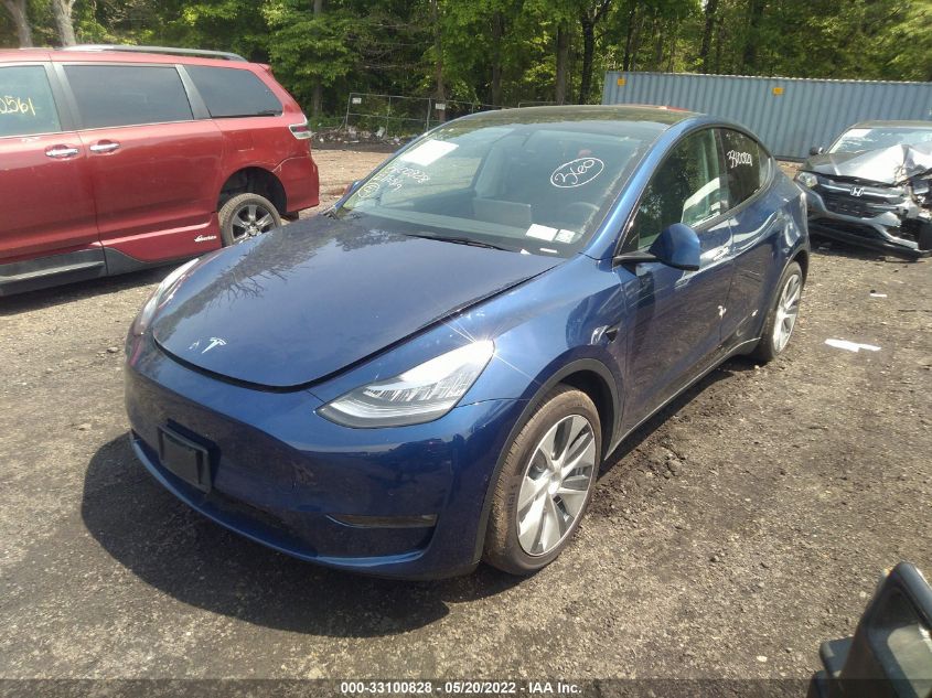 2021 TESLA MODEL Y LONG RANGE 5YJYGDEE1MF204923