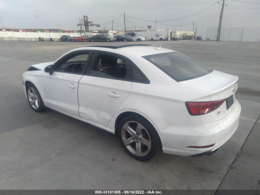 2017 AUDI A3 SEDAN PREMIUM WAUAUGFF2H1029015