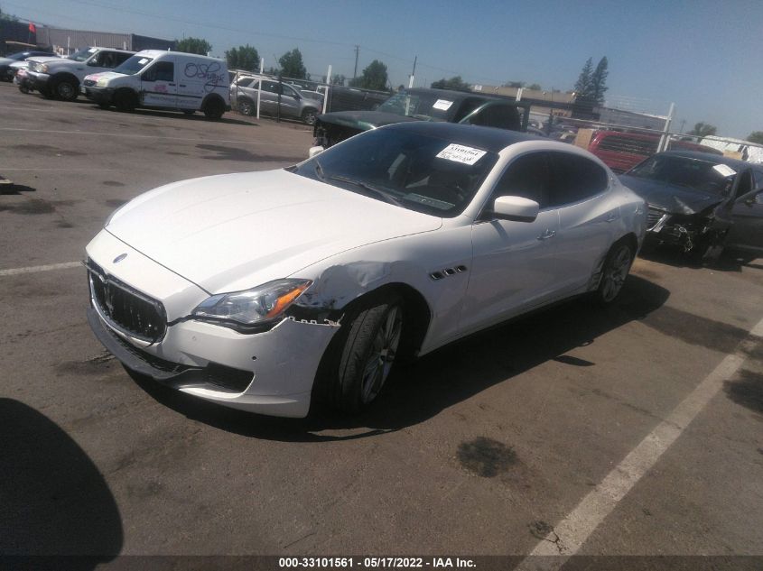 2014 MASERATI QUATTROPORTE S Q4 ZAM56RRA8E1110215