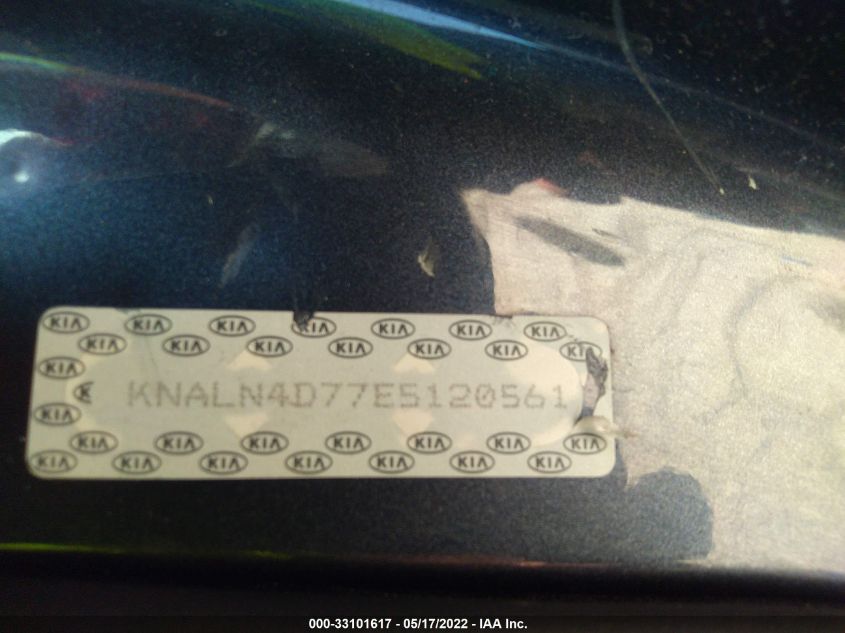 2014 KIA CADENZA PREMIUM/LIMITED KNALN4D77E5120561