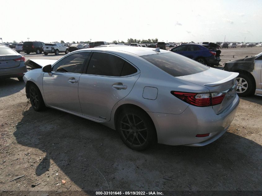 2013 LEXUS ES 300H 300H JTHBW1GG3D2005296