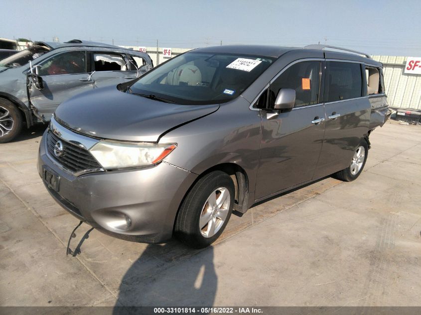 2013 NISSAN QUEST SV JN8AE2KP8D9068533