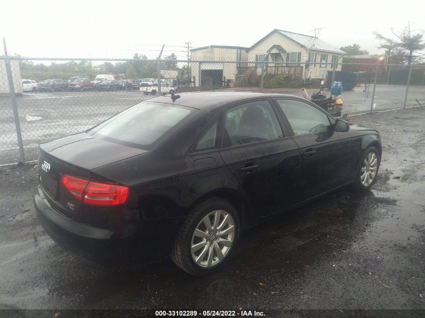 2014 AUDI A4 PREMIUM WAUDFAFL9EN037708