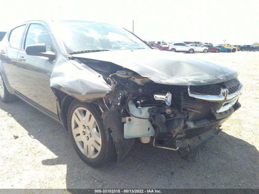 2013 DODGE AVENGER SE 1C3CDZAB3DN576183