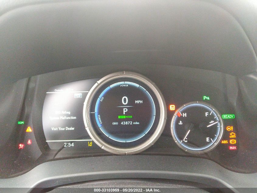 2019 LEXUS RX RX 450H 2T2BGMCA9KC035124