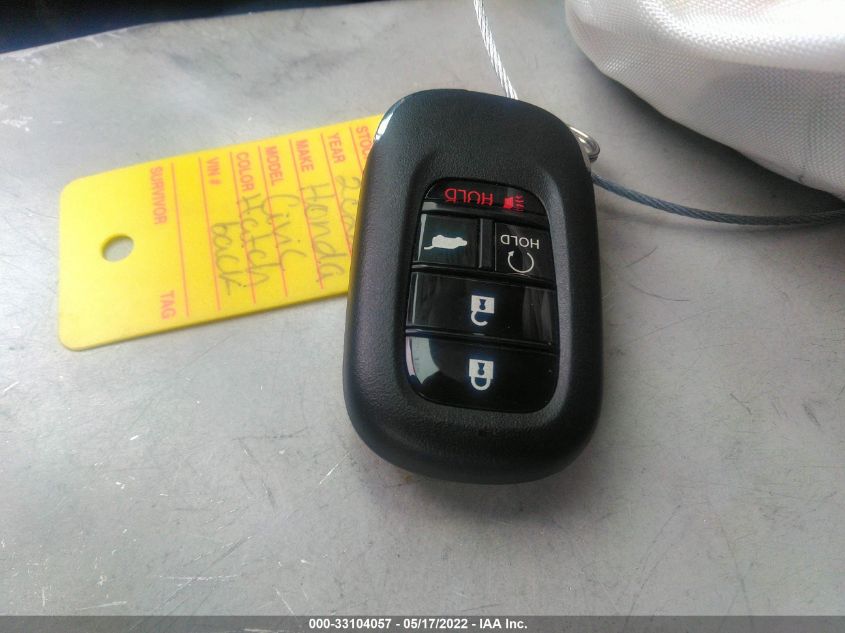 2022 HONDA CIVIC HATCHBACK EX-L 19XFL1H75NE002396
