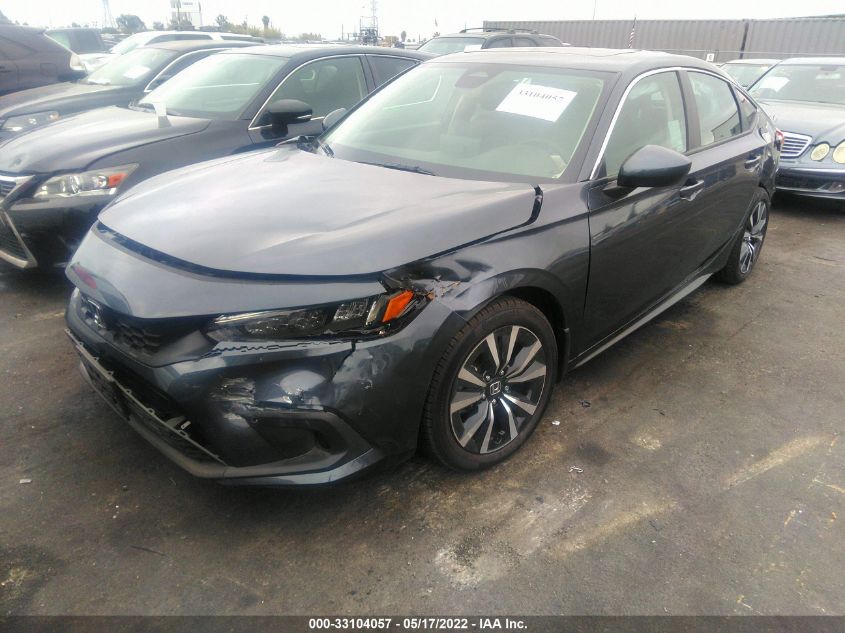 2022 HONDA CIVIC HATCHBACK EX-L 19XFL1H75NE002396