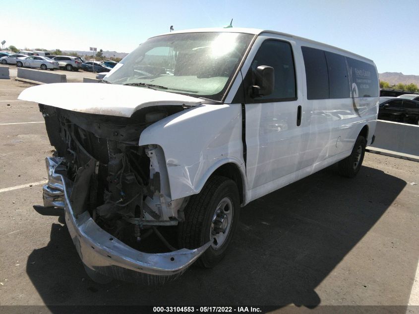 2015 CHEVROLET EXPRESS PASSENGER LT 1GBZG1FF3F1191201