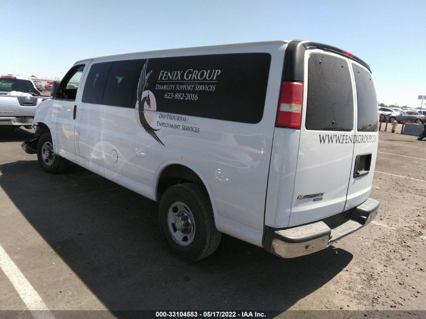 2015 CHEVROLET EXPRESS PASSENGER LT 1GBZG1FF3F1191201
