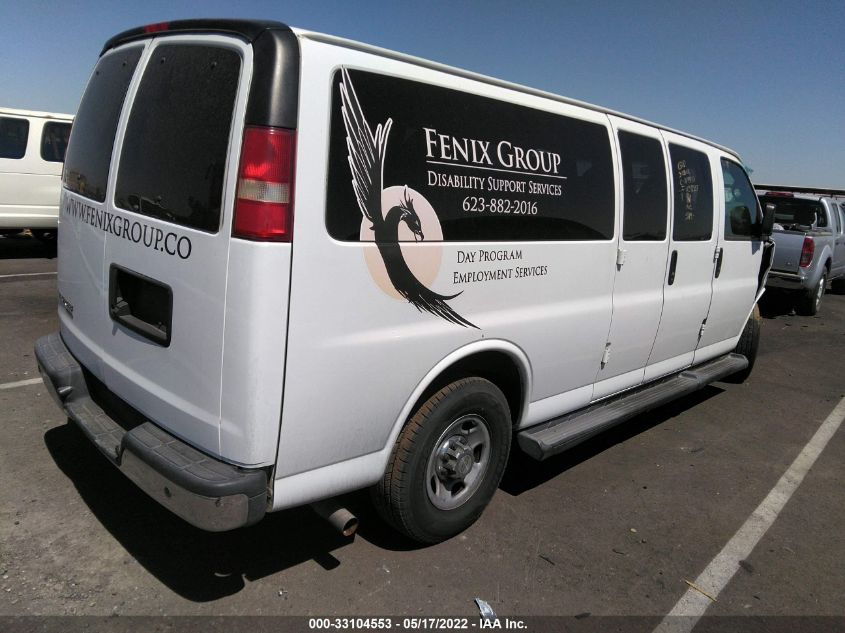 2015 CHEVROLET EXPRESS PASSENGER LT 1GBZG1FF3F1191201