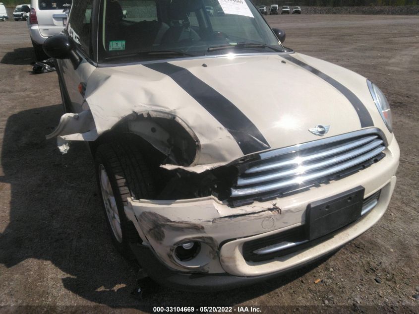 2013 MINI COOPER HARDTOP WMWSU3C58DT684092