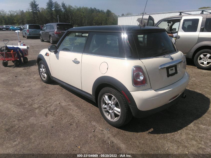 2013 MINI COOPER HARDTOP WMWSU3C58DT684092