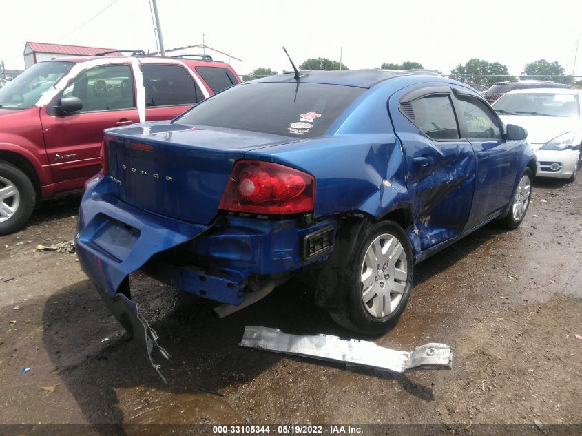 2014 DODGE AVENGER SE 1C3CDZAB9EN220466