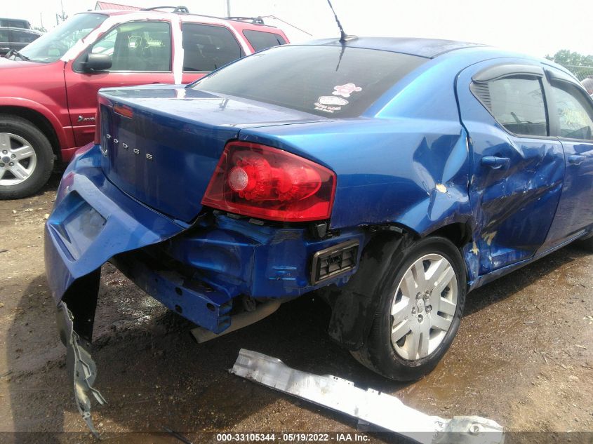 2014 DODGE AVENGER SE 1C3CDZAB9EN220466