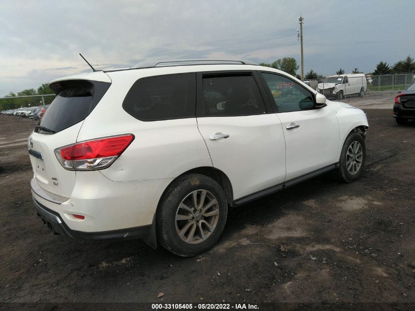 2014 NISSAN PATHFINDER SV 5N1AR2MM1EC697957