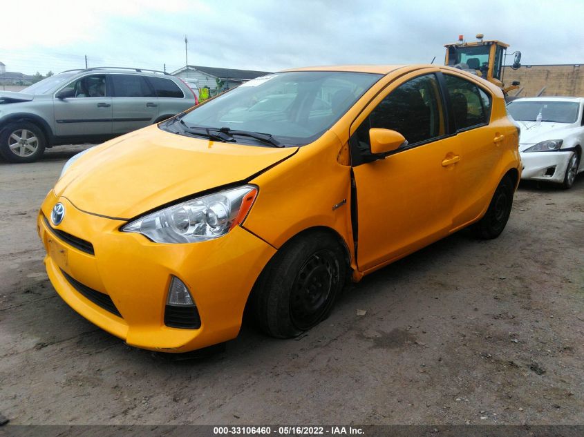 2014 TOYOTA PRIUS C ONE/THREE/TWO/FOUR JTDKDTB34E1085190