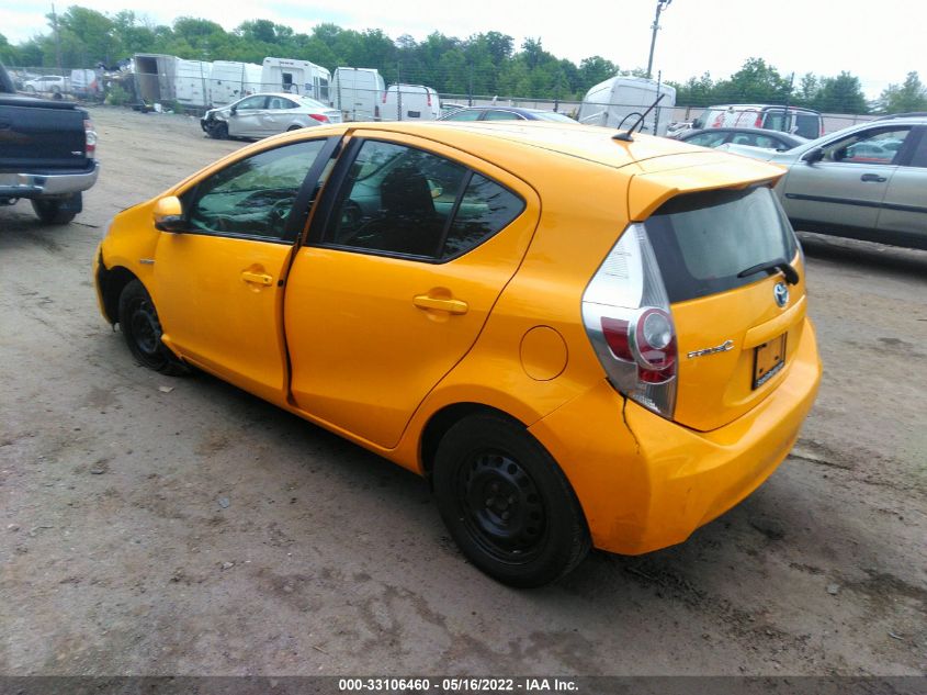 2014 TOYOTA PRIUS C ONE/THREE/TWO/FOUR JTDKDTB34E1085190