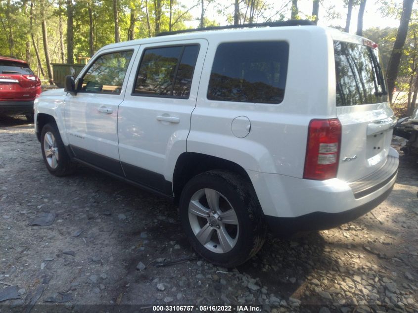 2017 JEEP PATRIOT LATITUDE 1C4NJRFB1HD126713