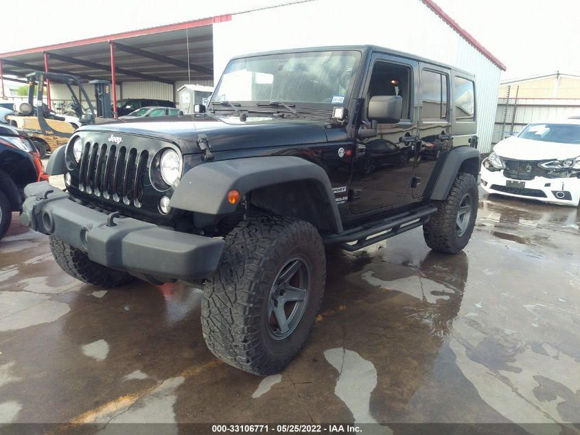 2014 JEEP WRANGLER UNLIMITED SPORT 1C4BJWDG5EL288622