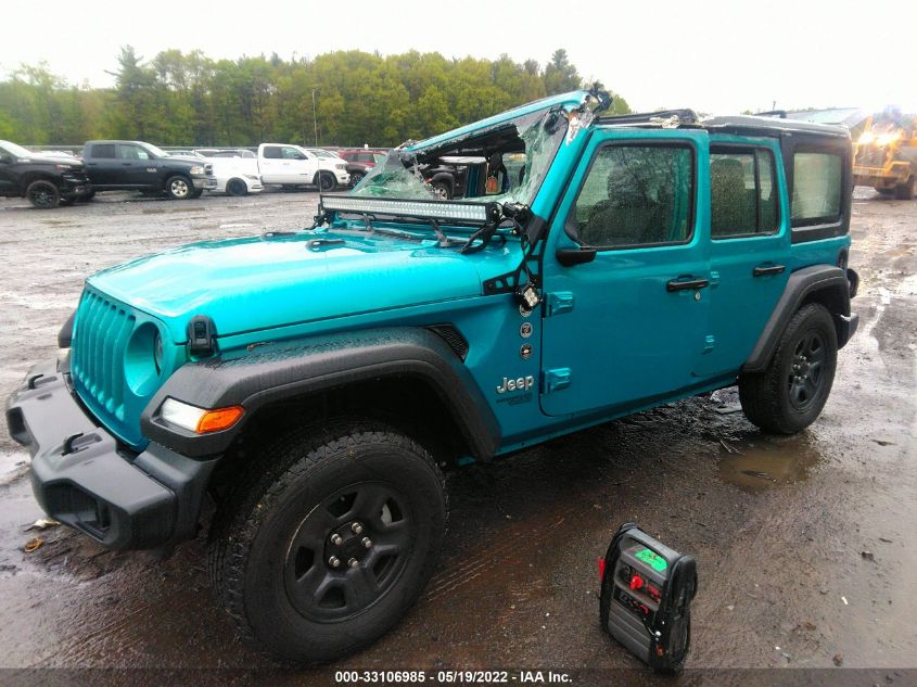 2020 JEEP WRANGLER UNLIMITED SPORT 1C4HJXDN1LW137691