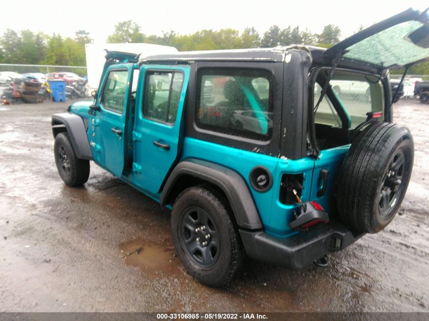 2020 JEEP WRANGLER UNLIMITED SPORT 1C4HJXDN1LW137691