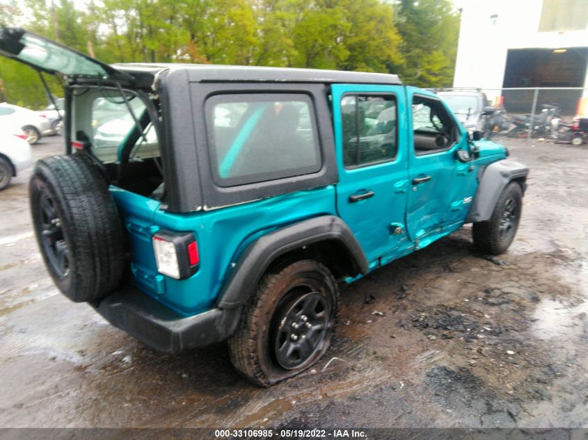 2020 JEEP WRANGLER UNLIMITED SPORT 1C4HJXDN1LW137691