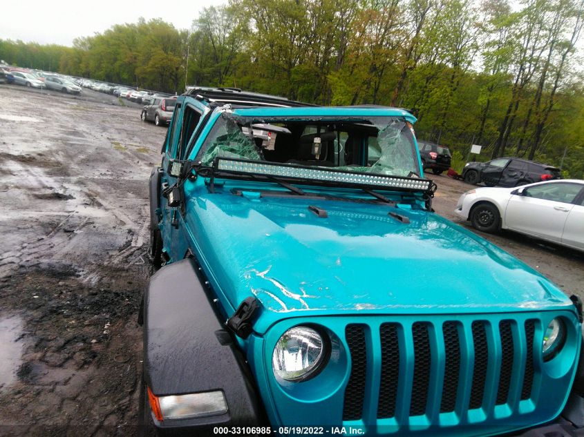 2020 JEEP WRANGLER UNLIMITED SPORT 1C4HJXDN1LW137691