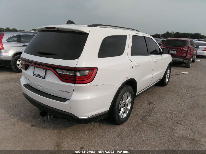 2014 DODGE DURANGO LIMITED 1C4RDHDG5EC598898