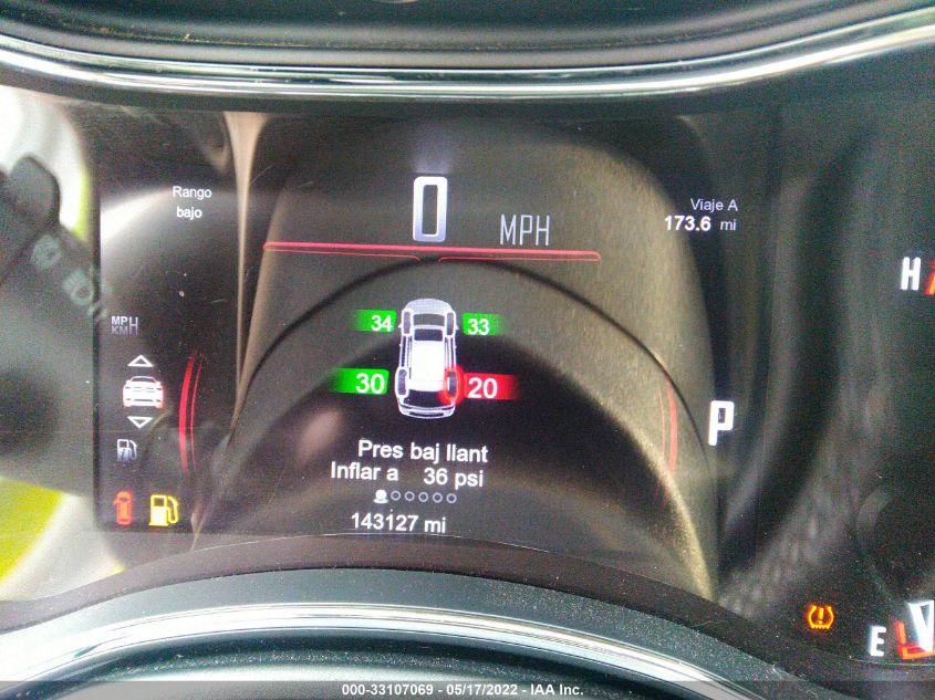 2014 DODGE DURANGO LIMITED 1C4RDHDG5EC598898