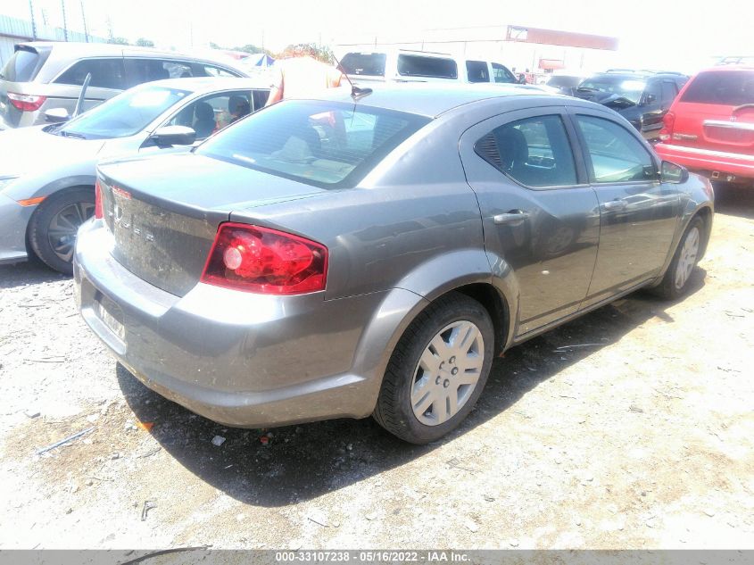 2013 DODGE AVENGER SE 1C3CDZAB6DN637817