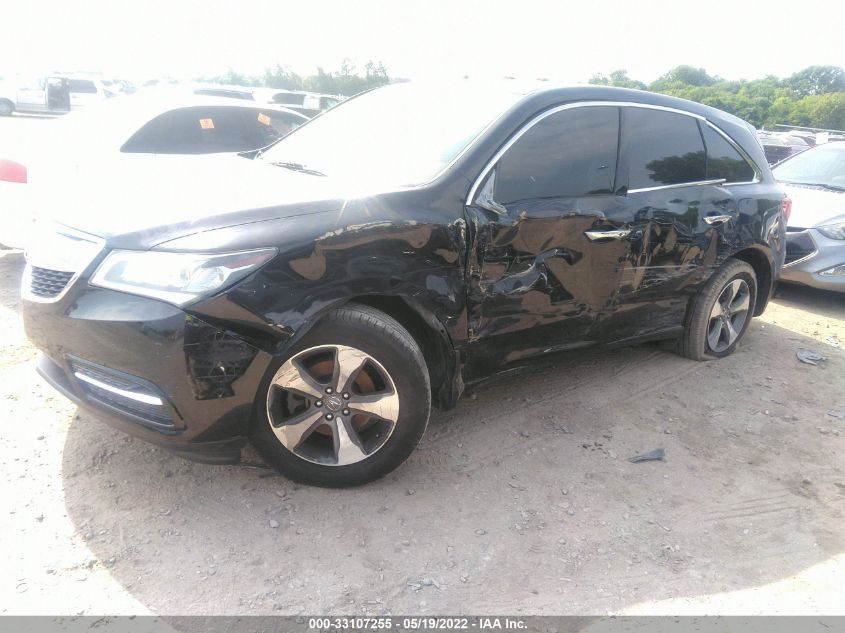 2014 ACURA MDX 5FRYD3H28EB011544